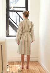 Green Ivory Montauk Long Bathrobe