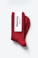 merino wool socks, red wool socks, cozy socks, winter socks, red winter socks, wool socks, home and loft socks, hooray socks