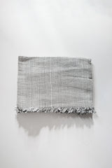 Linen Cotton Blend  Striped Blanket