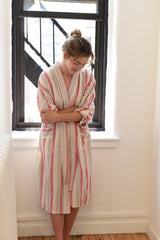 Pink Ivory Montauk Long Bathrobe