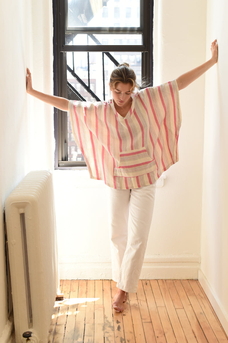 Pink Ivory Montauk Poncho