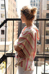 Pink Ivory Montauk Poncho