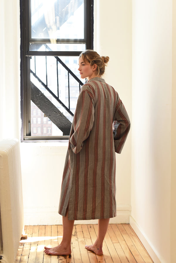 Rust Brown New York Long Sleeve Kaftan