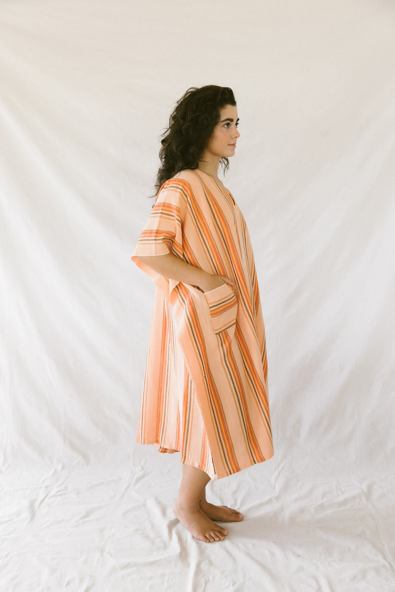 home and loft flame hudson v-neck kaftan